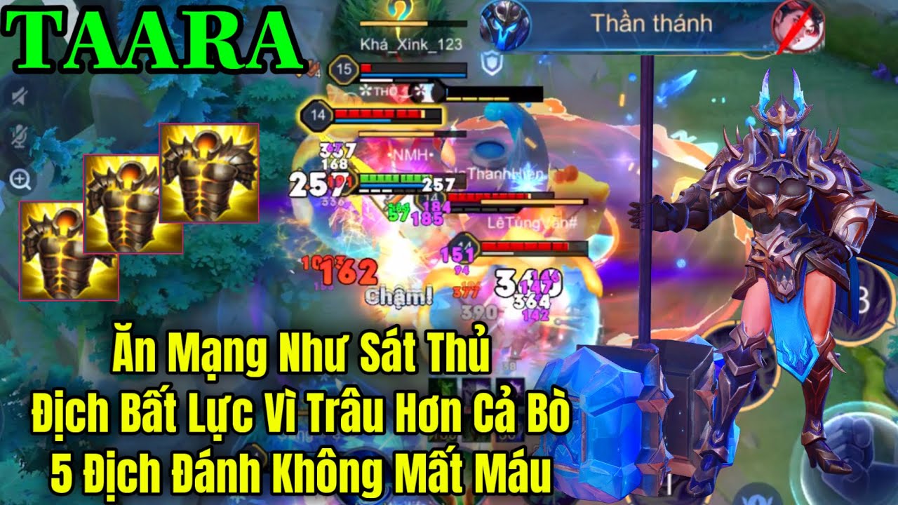 TAARA Liên Quân Mùa 2024-S4 || Trang Bị và Bảng Ngọc Trâu Bò Đến Nỗi Địch Bất Lực Khi Đánh K Mất HP