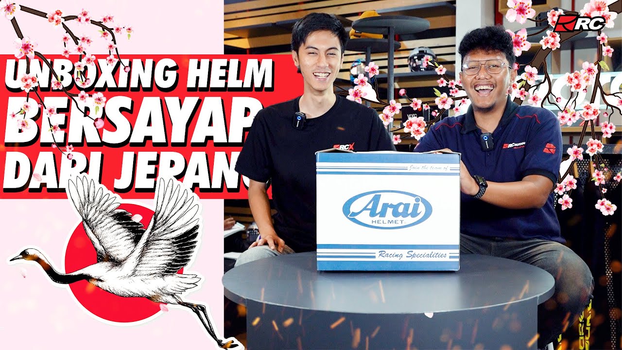 UNBOXING HELM ARAI RX7X TSUBASA 🔥 MOTIF PALING DICARI PECINTA ARAI DI TAHUN 2024 ❗️❗️
