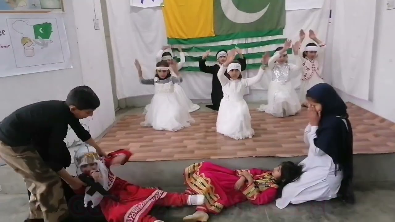 Kashmir Solidarity Day by Little Angel of GGPS #2SARAI SALEH