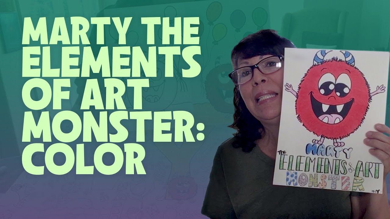 Marty the Elements of Art Monster: Color
