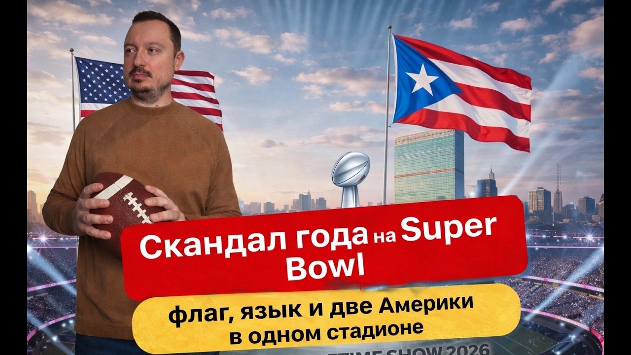 Скандал года на Super Bowl: флаг, язык и две Америки в одном стадионе