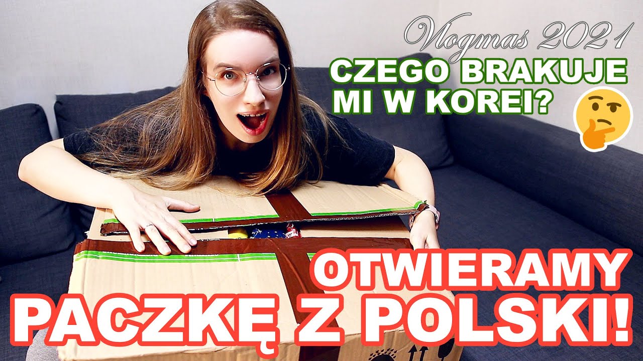PACZKA Z POLSKI NA ŚWIĘTA - Czego nie ma w Korei? || VLOGMAS 2021