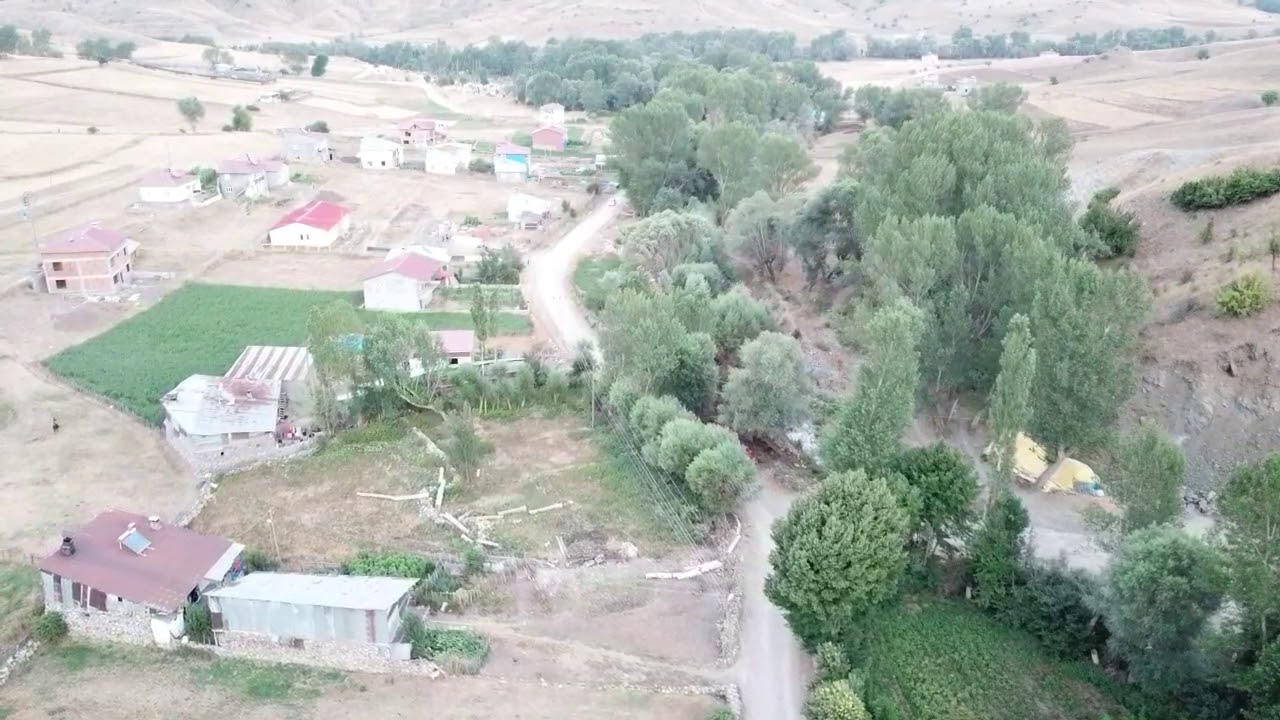 Sivas asarcık köyü hava görüntüsü drone ile çekilmiştir.