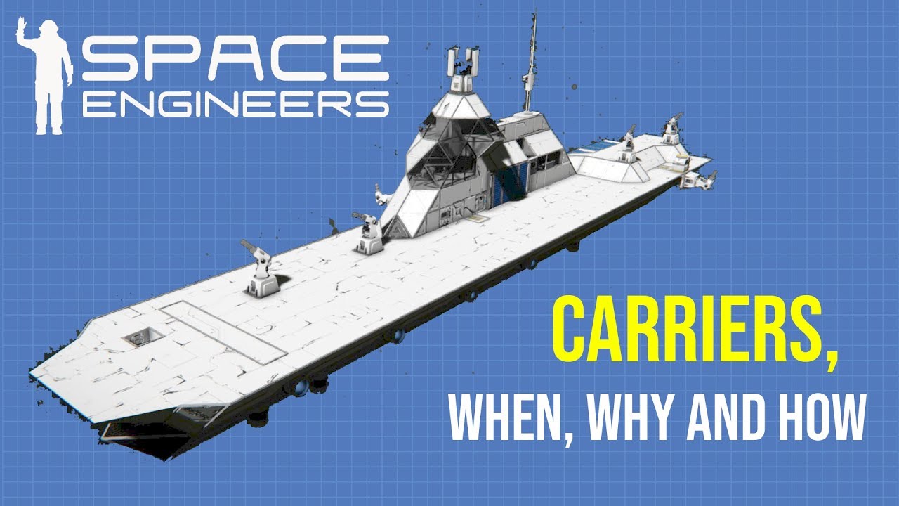 Space Engineers Carrier Tactics & Strategies, Small VS Big Ships Best Engagement Practices (Vanilla)