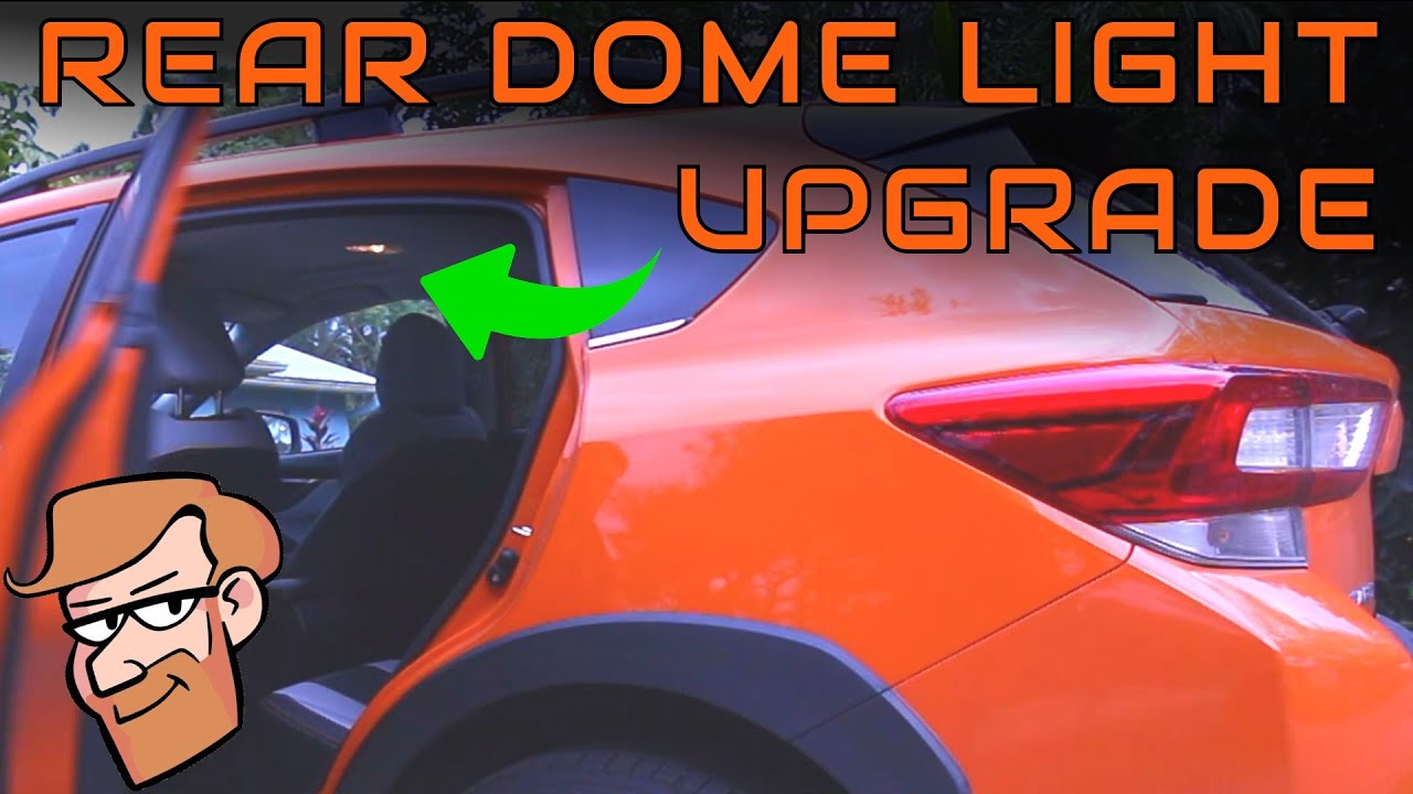 How to Replace Subaru Crosstrek Rear Dome Lights (2018-2023)