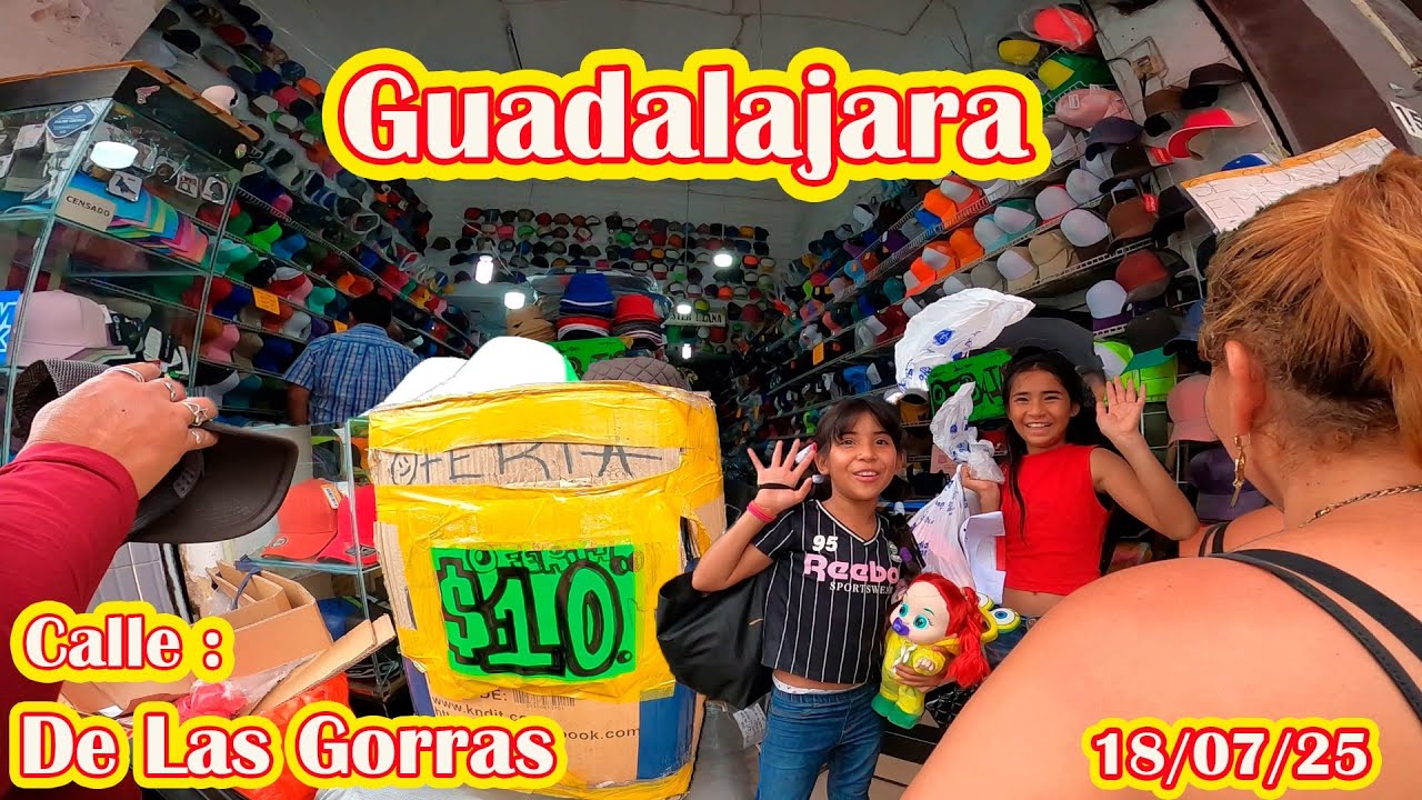 Ven y Descubre: la Calle de las GORRAS más BARATAS de Guadalajara