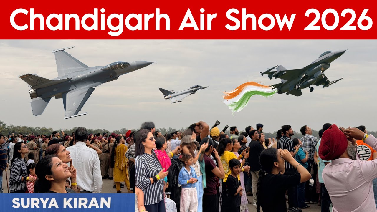 Chandigarh Air Show 2026 | Chandigarh Sukhna Lake Air Show | Chandigarh Air Show