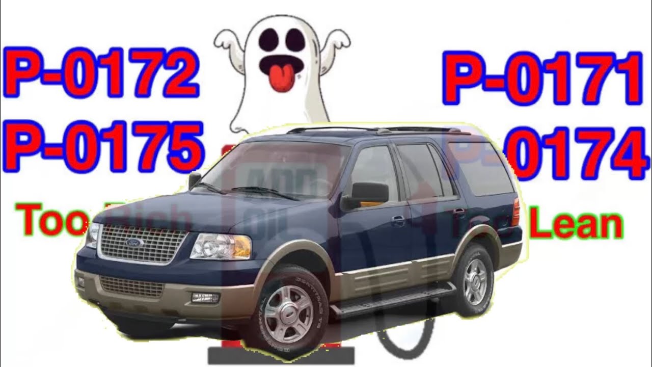 Ford Expedition 5.4 Gasta Mucha Gasolina P0172  P0175  Too Rich P0171  P0174 Too Lean