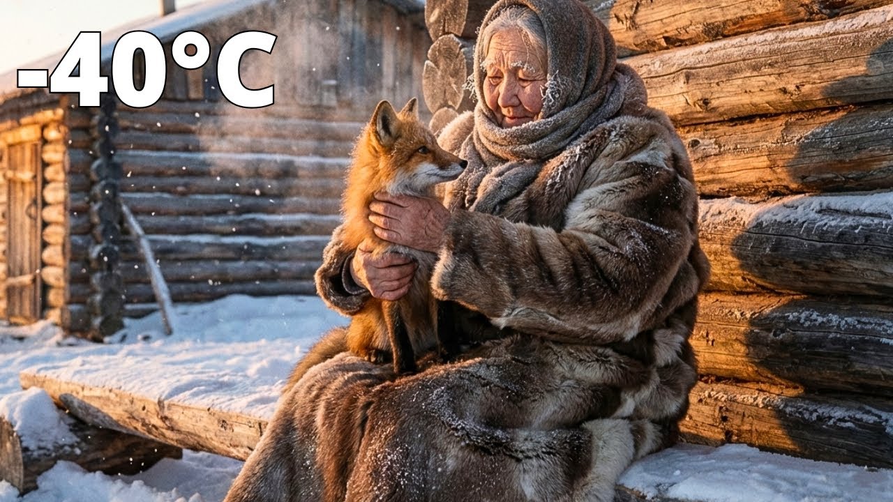 85-Year-Old Woman Saves Fox Cub Abandoned... What Happened Next Will Leave You Speechless 🦊❄️