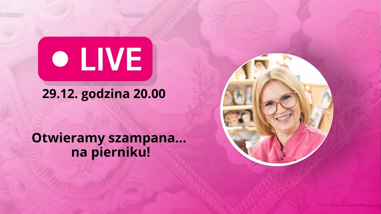 Otwieramy szampana na pierniku....