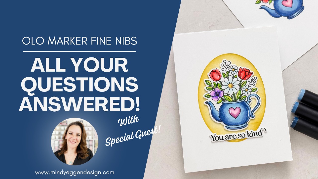 Mindy Makes It LIVE: Learn More About OLO Markers + Special Guest