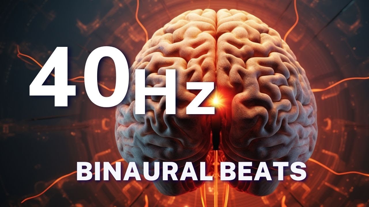 40hz Binaural Beats, Perfect for Studying  and Concentration, Increase Brain Power, Improve Memory