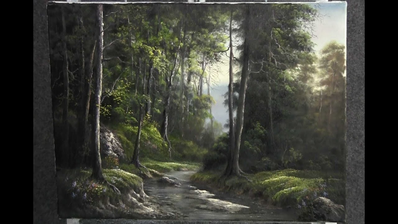Рисуем с Кевином Хиллом — Лесная река