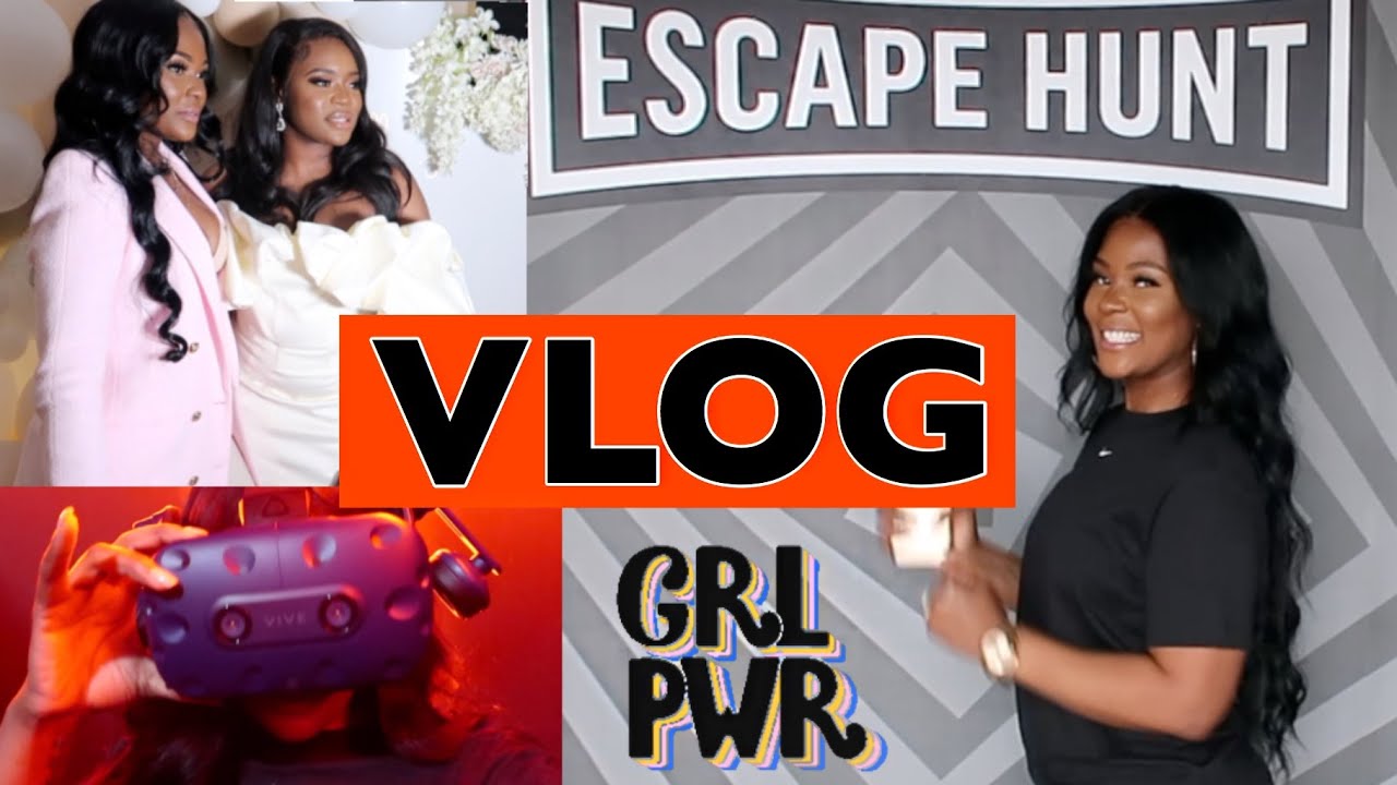 VLOG | LIFE UPDATE I WENT TO AN ESCAPE ROOM  cocktails & BIRTHDAY VIBES