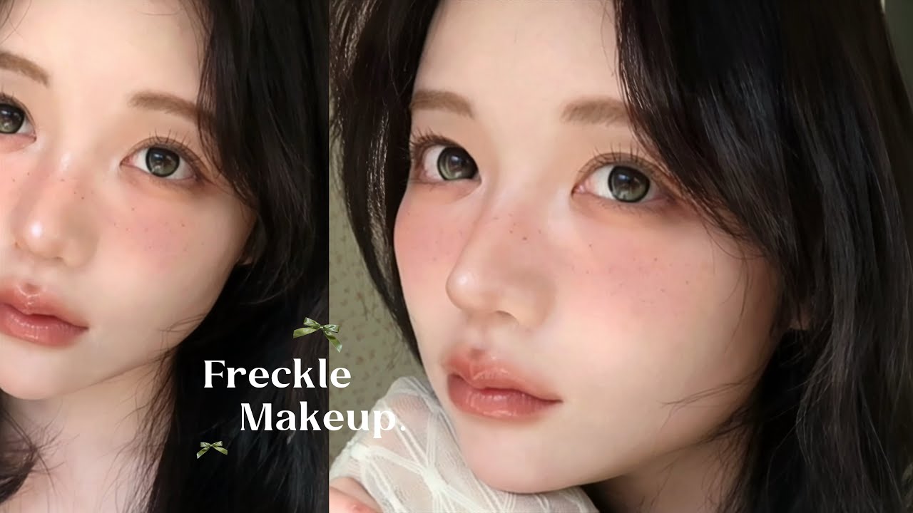 MBTI makeup🧚🏻夏から秋に使えるそばかすメイク💚