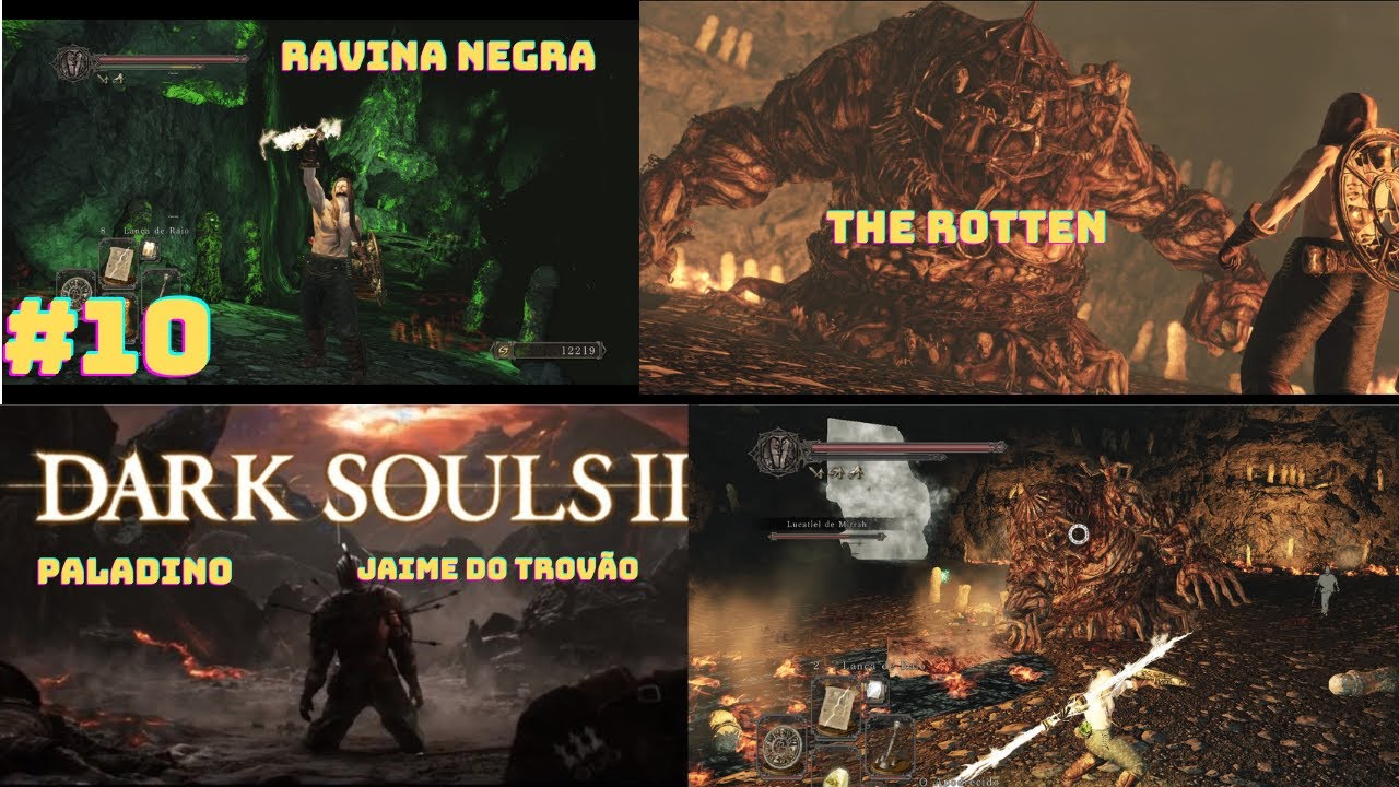 Como Explorar a Ravina Negra e Derrotar o Boss The Rotten em Dark Souls 2