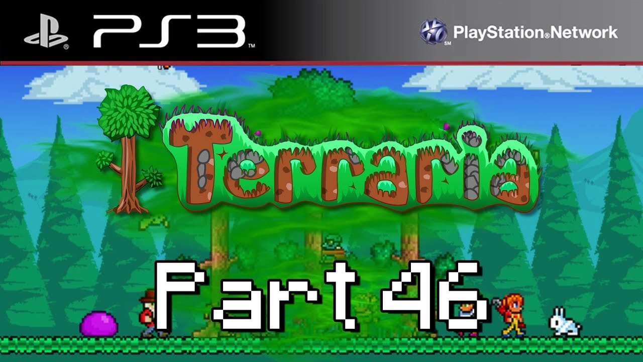 Let's Play Terraria PS3: Part 46 - Flamethrower Ownage!