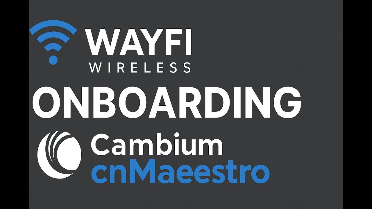 Cambium cnMaestro Setup with WayFi Wireless | Enable RADIUS & Passpoint for Carrier Offload