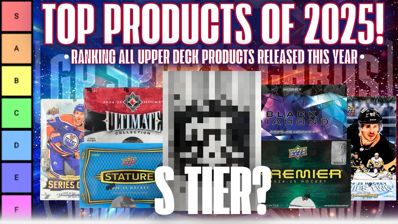 Ranking The BEST Upper Deck Hockey Products of 2025 !!
