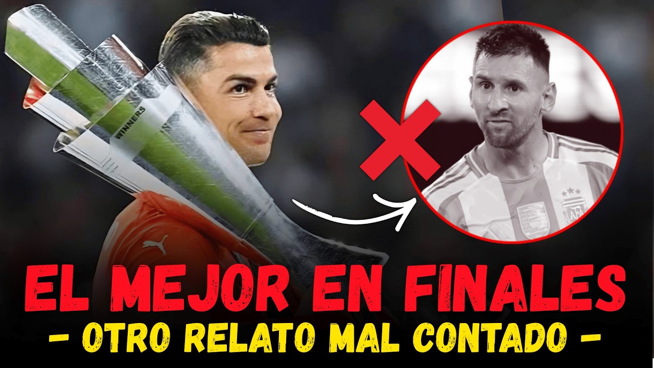 ¡FIN DEL RELATO! ❌👀 Demuestro (con datos) que Messi NO es MEJOR que Cristiano Ronaldo EN FINALES