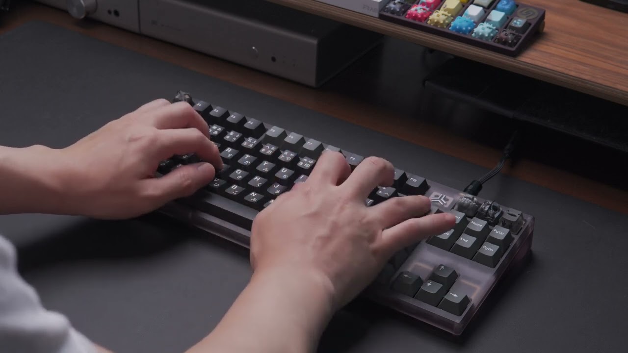 NRD Kaze with lubed MX Browns Typing Sounds