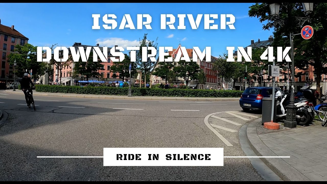 Riding from nudity beach @ Flaucher to Gärtnerplatz in 4K | Munich | Germany