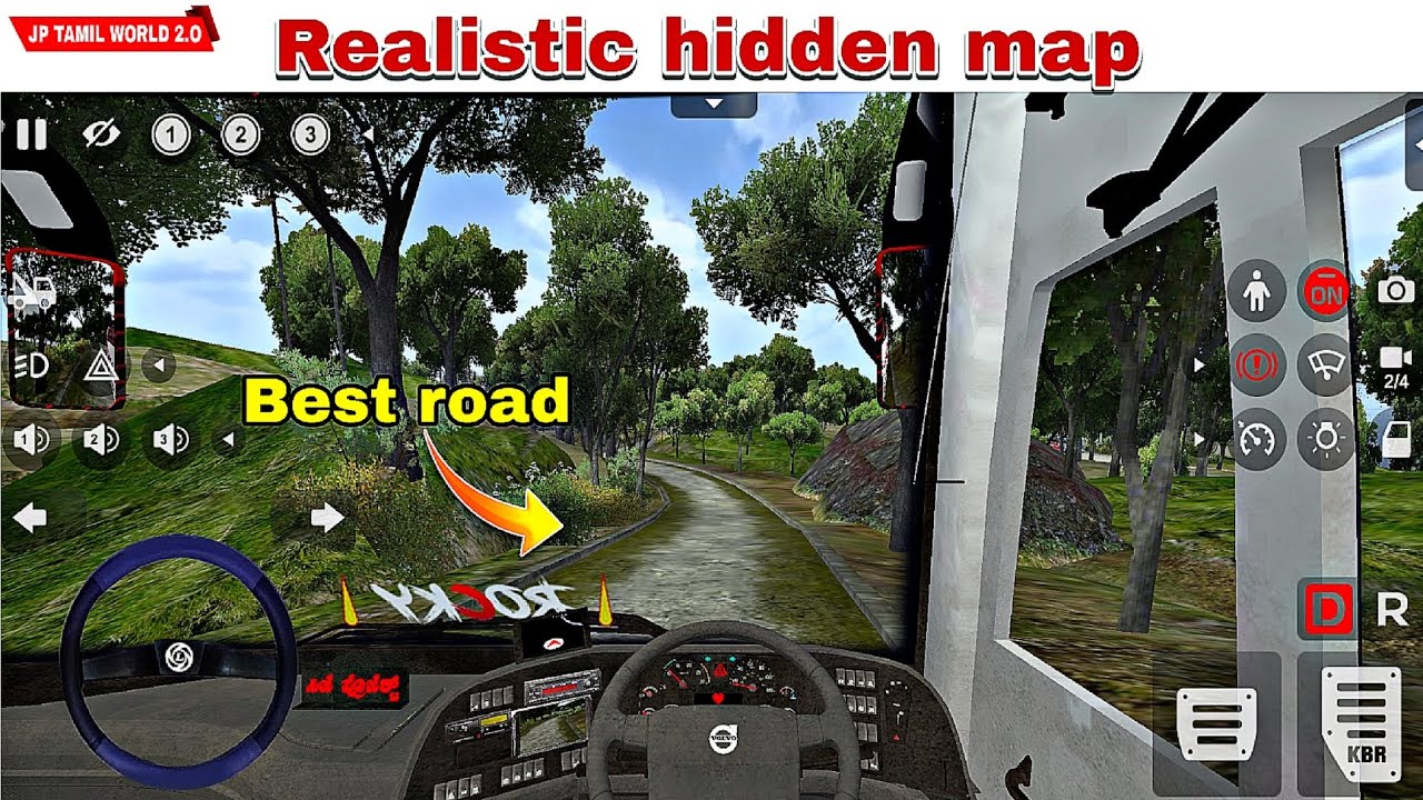 Realistic Hidden map in Game best road ever i seen