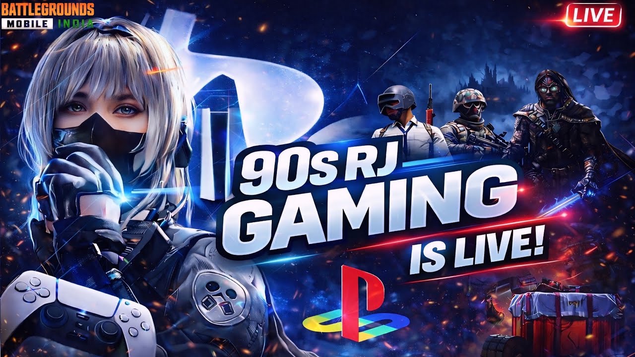 🔴BGMI + PLAYSTATION GAMES 💯#livestream #bgmi #live #90SRJGAMING