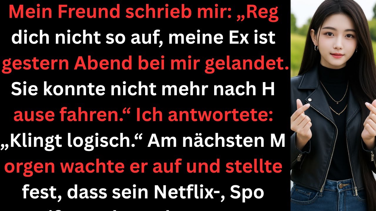 Mein Freund schrieb: „Übertreib nicht – meine Ex hat nur bei mir übernachtet.