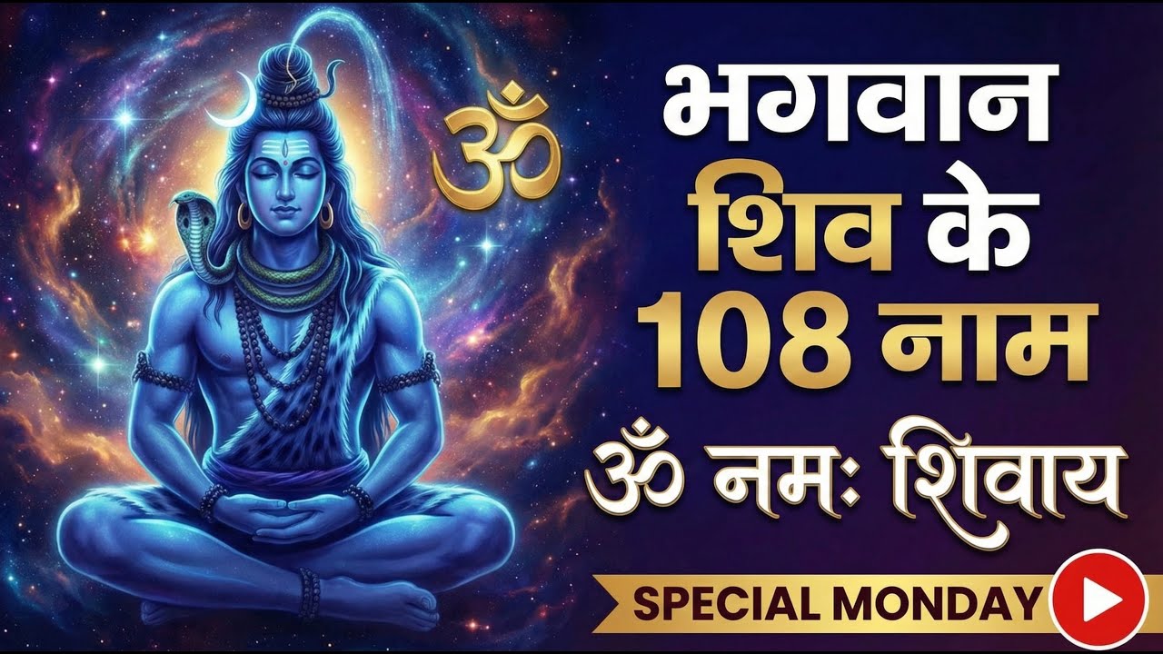 भगवान शिव के 108 नाम  | 108 Names of Lord Shiva | Har Har Mahadev | Powerful Mantra 2026
