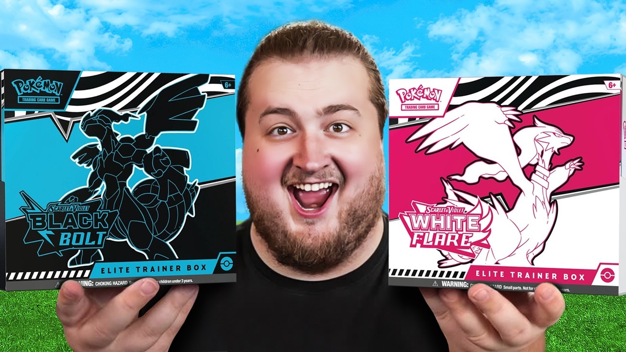 Я открыл коробку с кроссовками Black Bolt & White Flare Elite