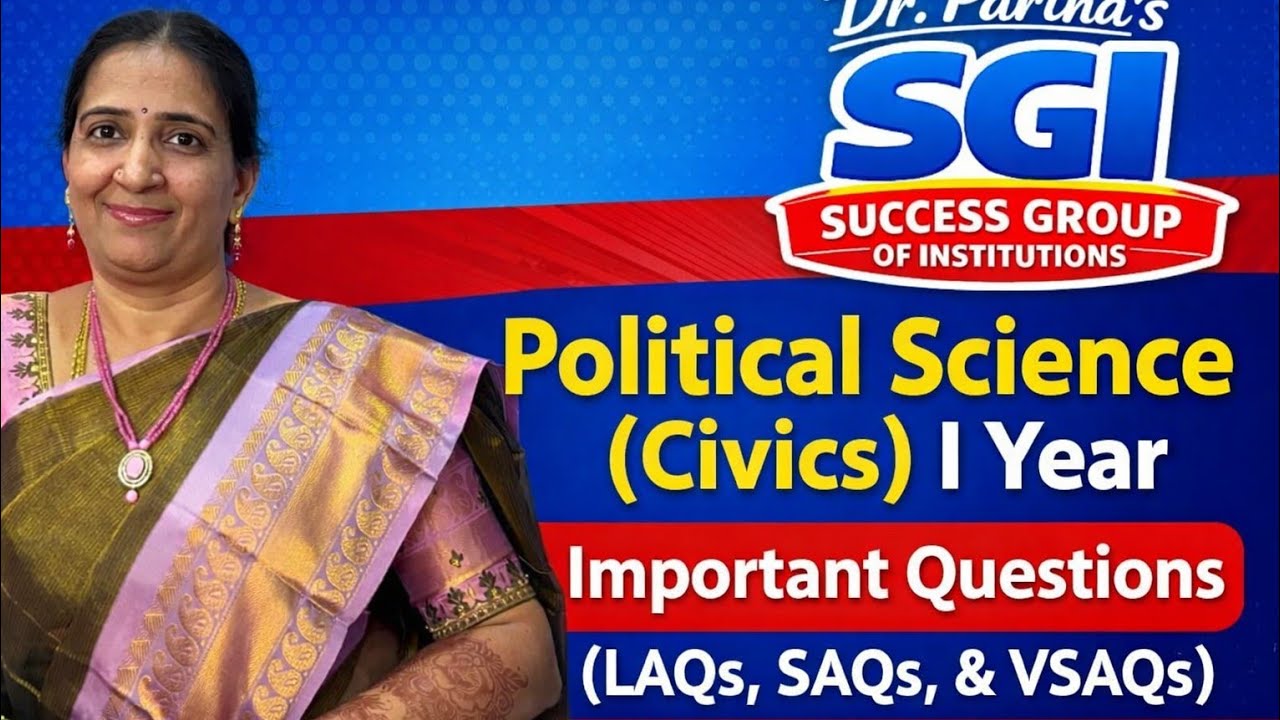 INTERMEDIATE FIRST YEAR CIVICS LAQ'S EXPLANATION📙