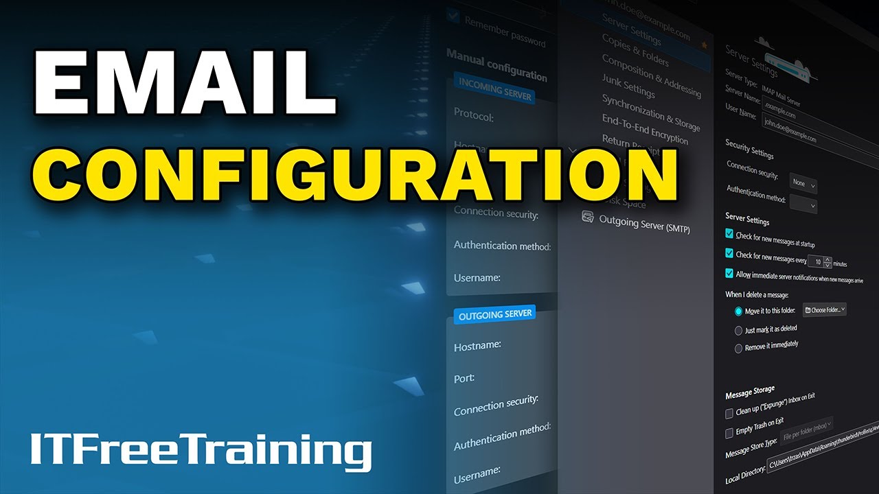 Настройка электронной почты - CompTIA A+ 220-1101 &ndash; 8.9
