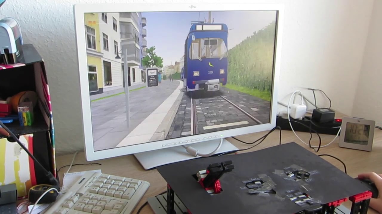 GT8SU auf Kleinfurt|Lotus Simulator mit selbstgebautem Fahrpult|jamobatv