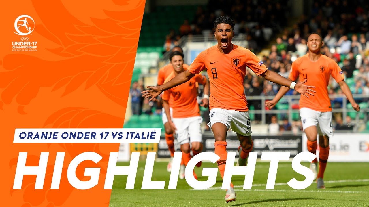 Highlights Oranje onder 17 - Itali&euml; (20/5/2019) EK Finale