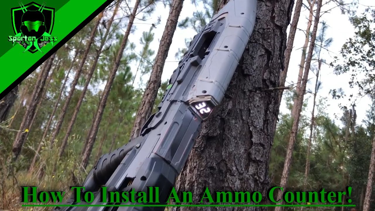 How To Install An Ammo Counter Into The Homemade Airsoft MA5B