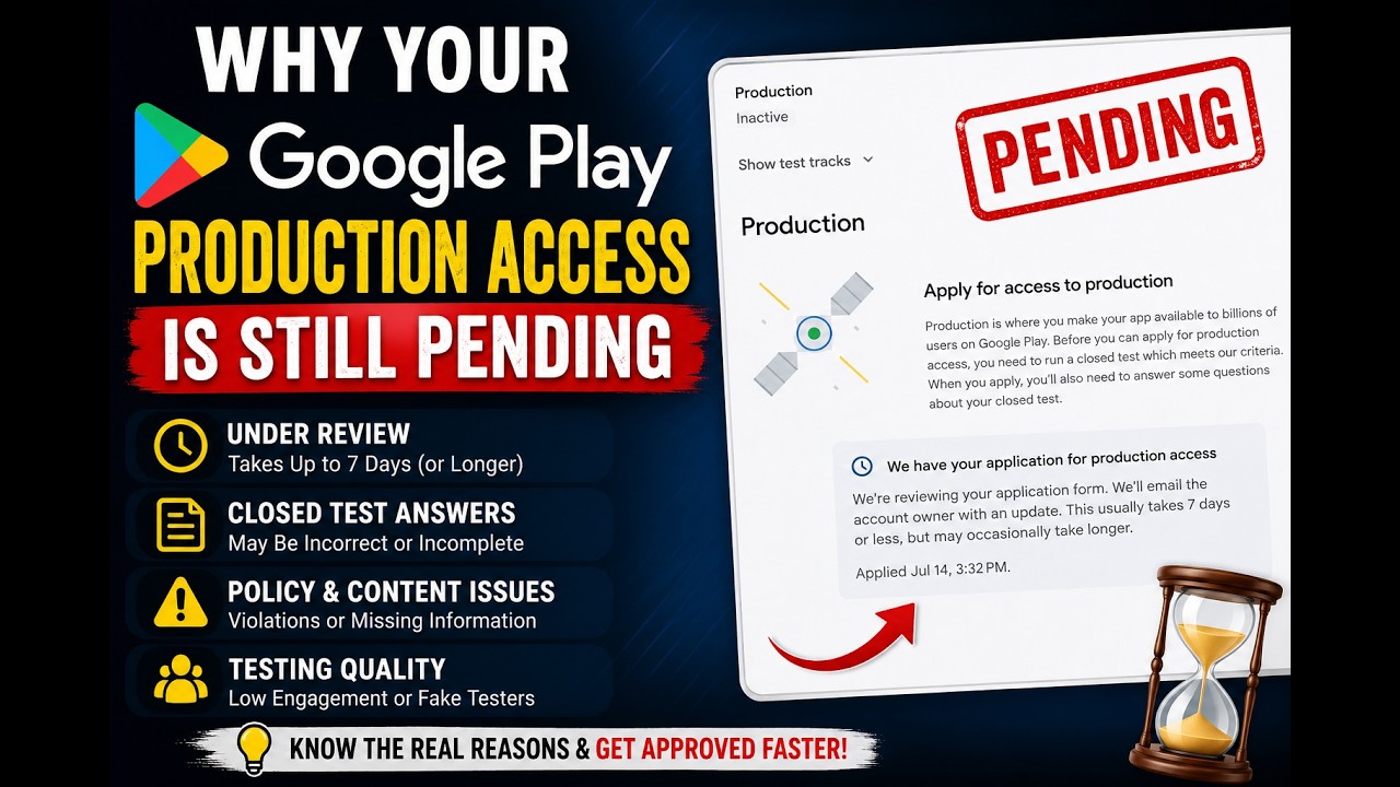 Why Your Google Play Production Access For Closed Testing Is Still In Review? How to Fix | inTesters