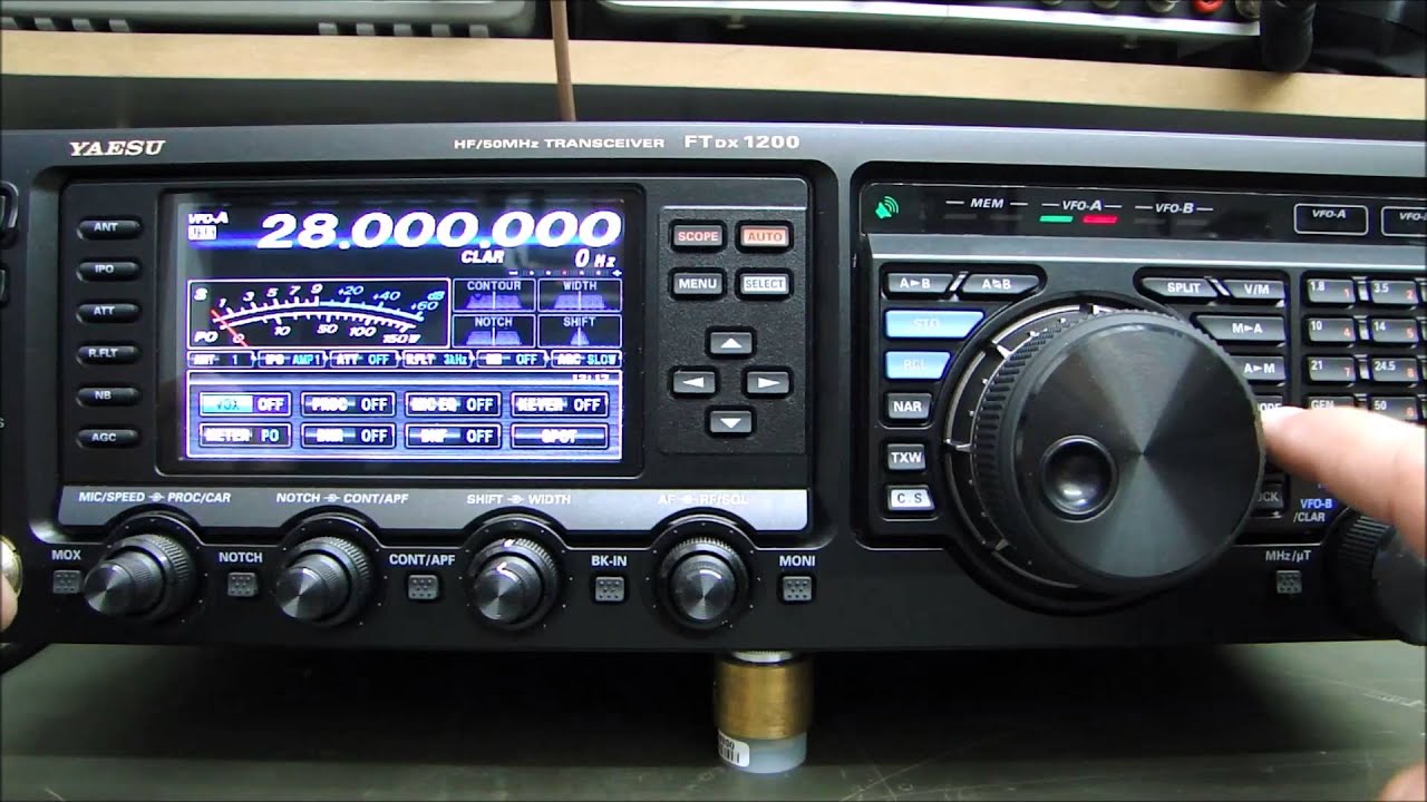 YAESU FTDX-1200 MARS/CAP - DESBLOQUEIO TRANSMISS&Atilde;O