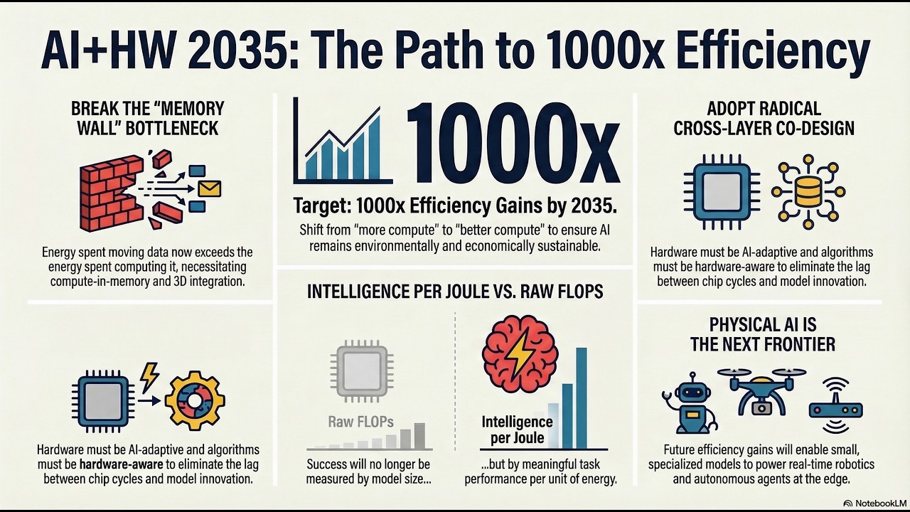The Future of AI Hardware: Achieving 1000x Efficiency by 2035