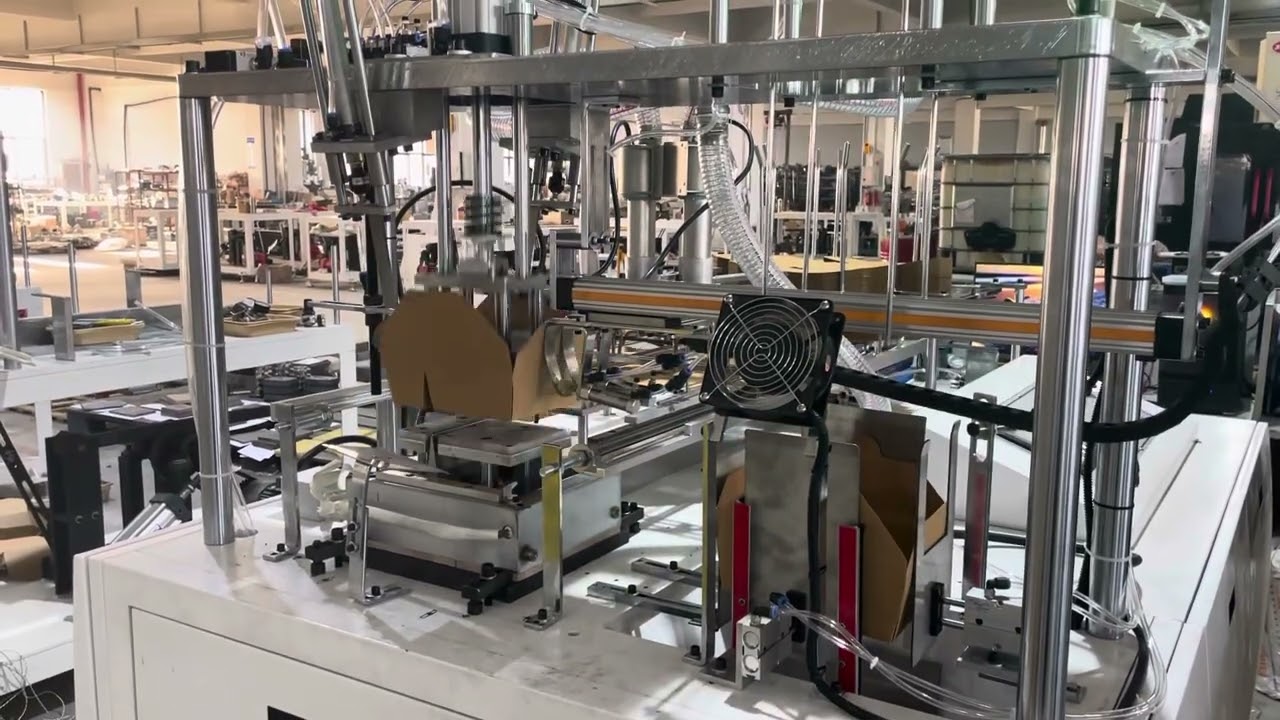 Paper lunch box machine @paper bowl machine, paper box making machine, craft paper box machine