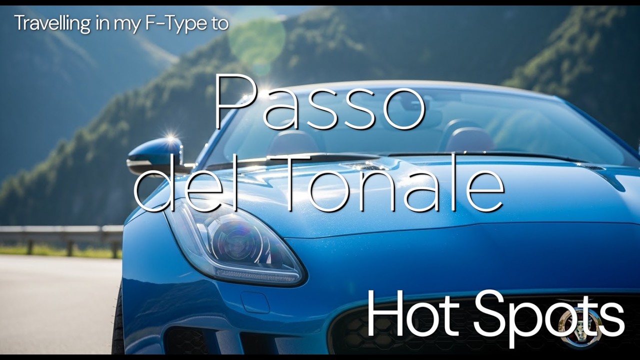 Jaguar F-Type R faucht am Passo del Tonale! Sonne, Sound & Bergstraßen (Vermiglio / Ponte di Legno)
