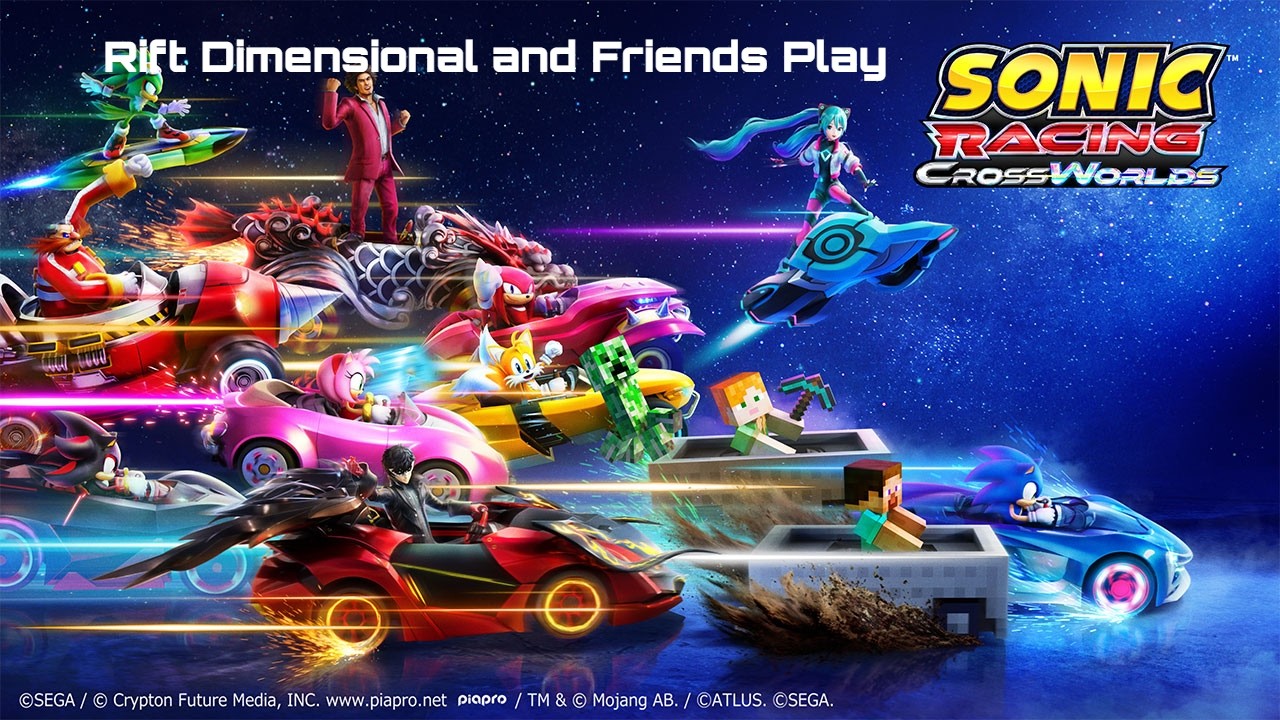 Sonic Racing: Crossworlds / Mega collab with Vtubers and New PNGtuber Debut