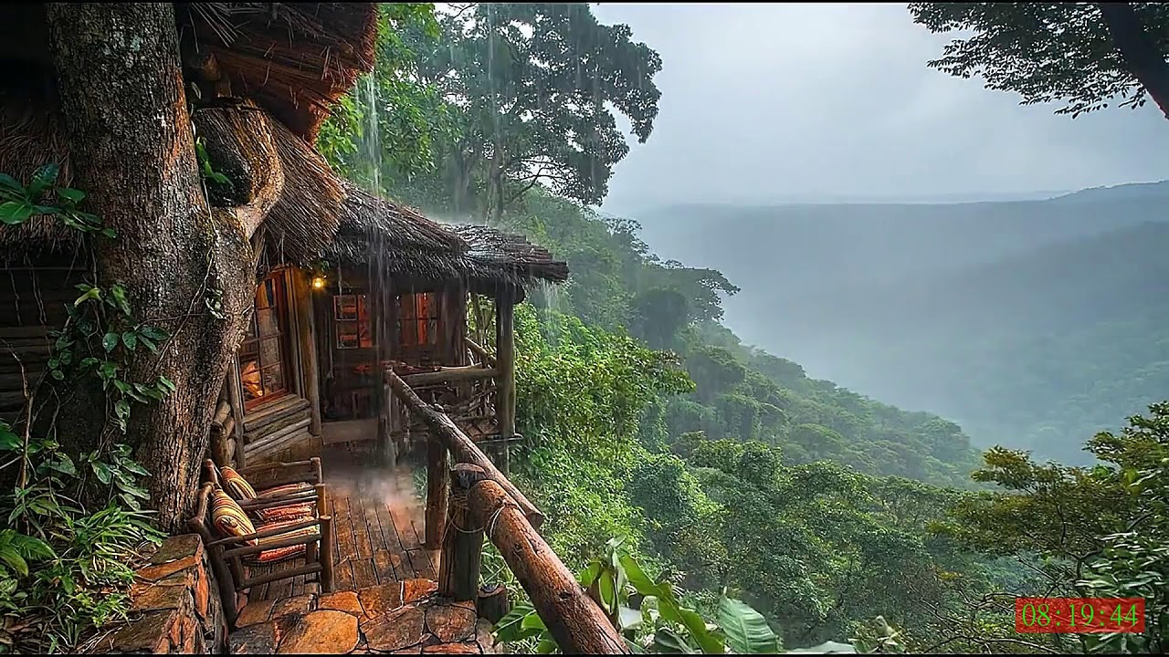 Peaceful Rain and Piano Sounds for Sleeping Better Relaxing Mind and Quiet Nights