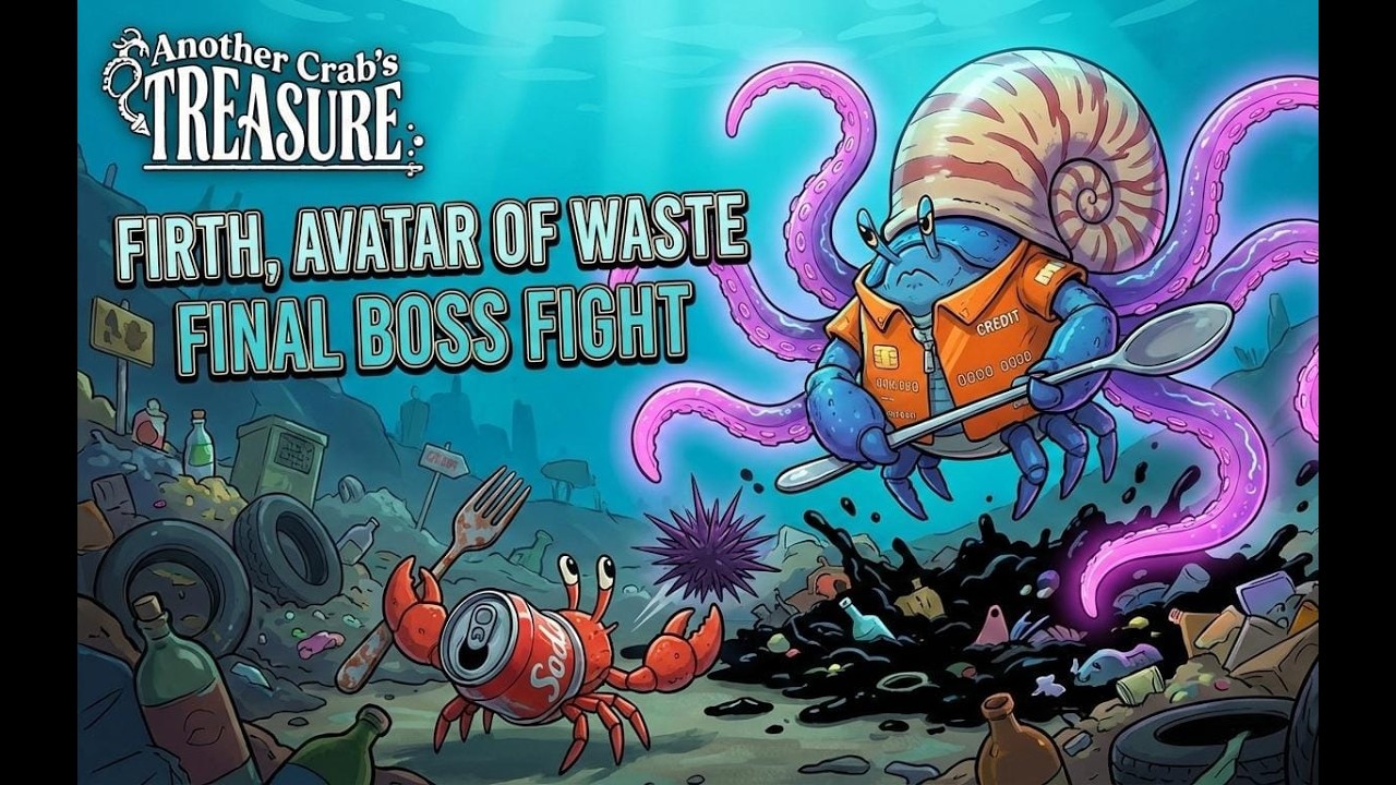 Another Crab's Treasure : Firth, Avatar Of Waste Final Boss Fight + Ending