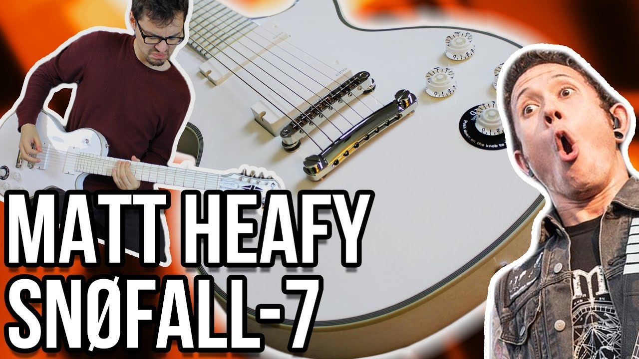 This Guitar is Really Cool!! ❄️ || Epiphone Matt Heafy SnØfall Les Paul Custom-7 Demo/Review