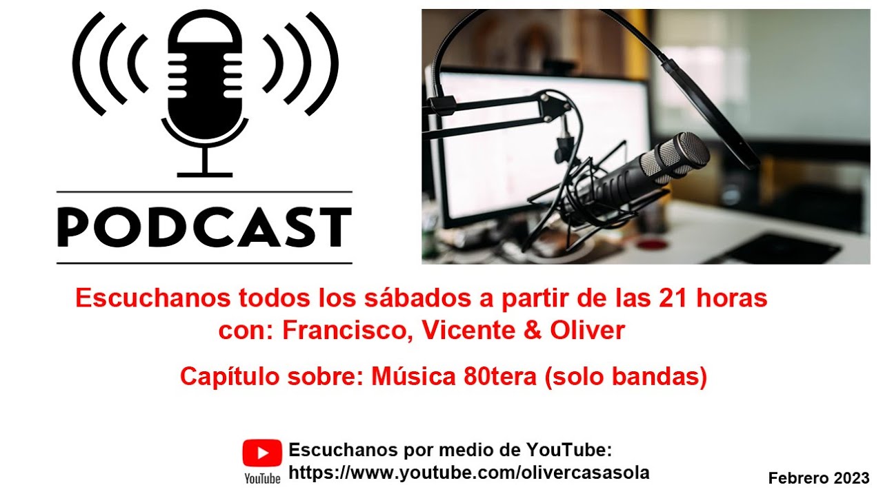 PODCAST: Bandas New Wave / Synth Pop 80's (Spanish / Espa&ntilde;ol)