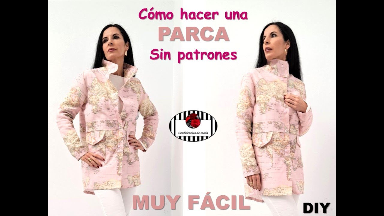 DIY. Cómo hacer una PARCA sin patrones y muchos TRUCOS DE COSTURA. MUY FÁCIL