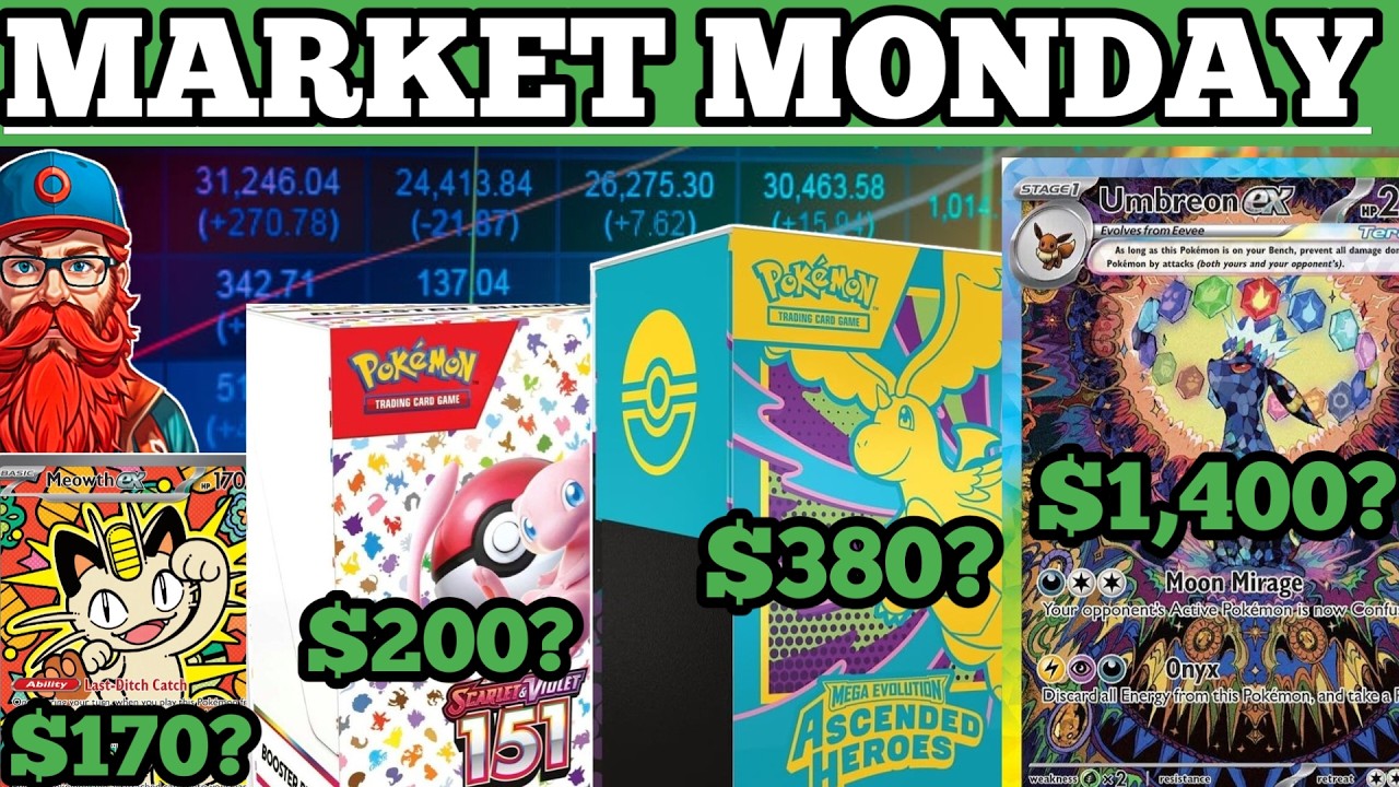 POKEMON MARKET MONDAY! Weekly Investing, Collecting & News Update!