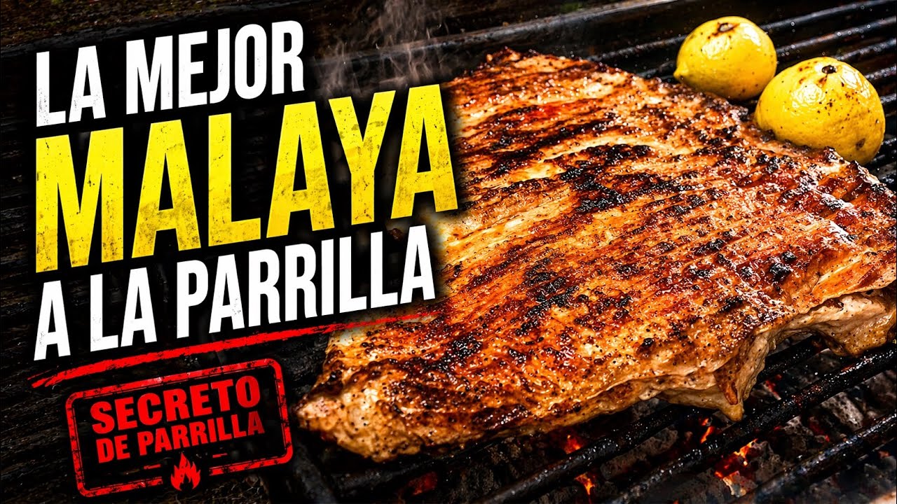 La mejor Malaya de Cerdo a la Parrilla (Receta Imperdible) | Chamos a la Parrilla
