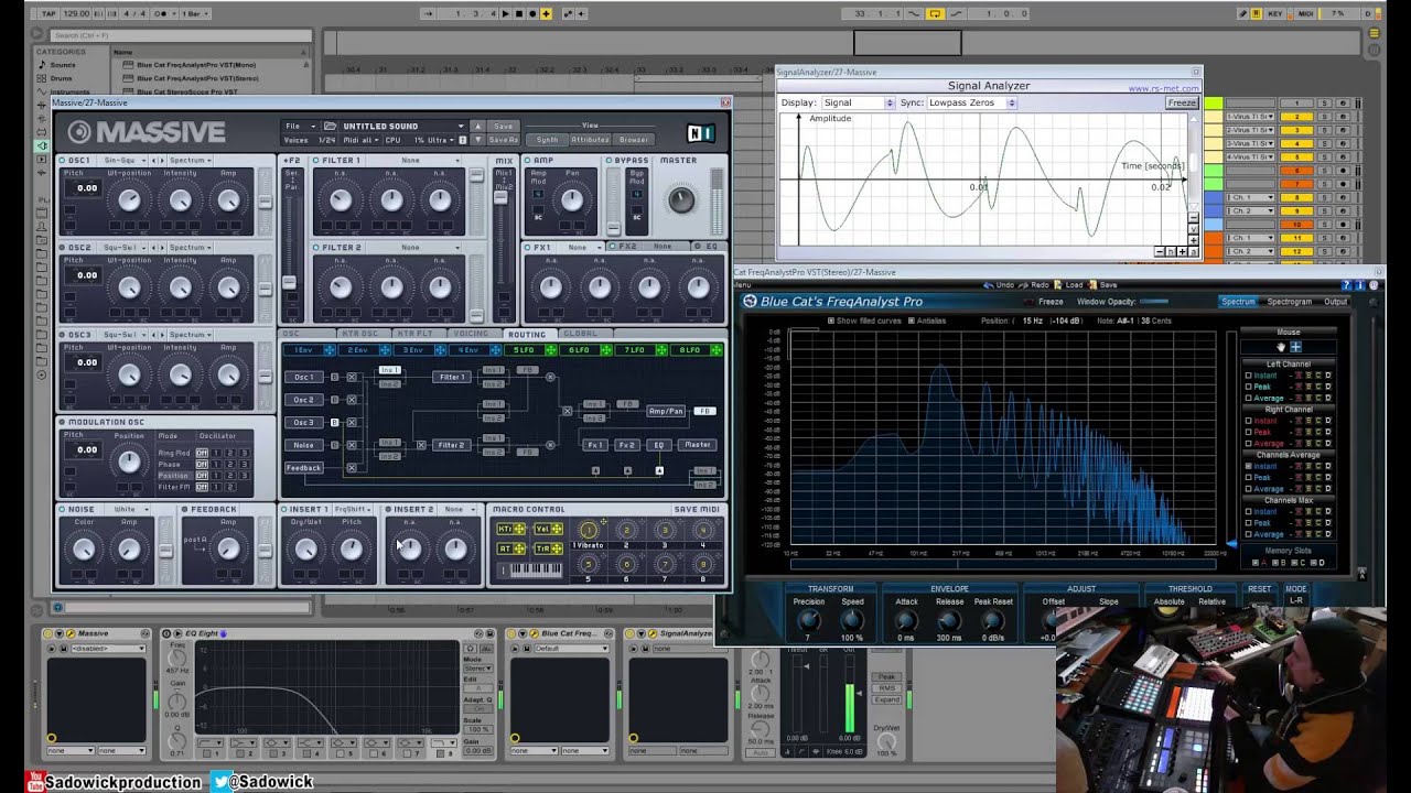 Native Instruments Massive Tutorial 16 - Using & Routing Inserts